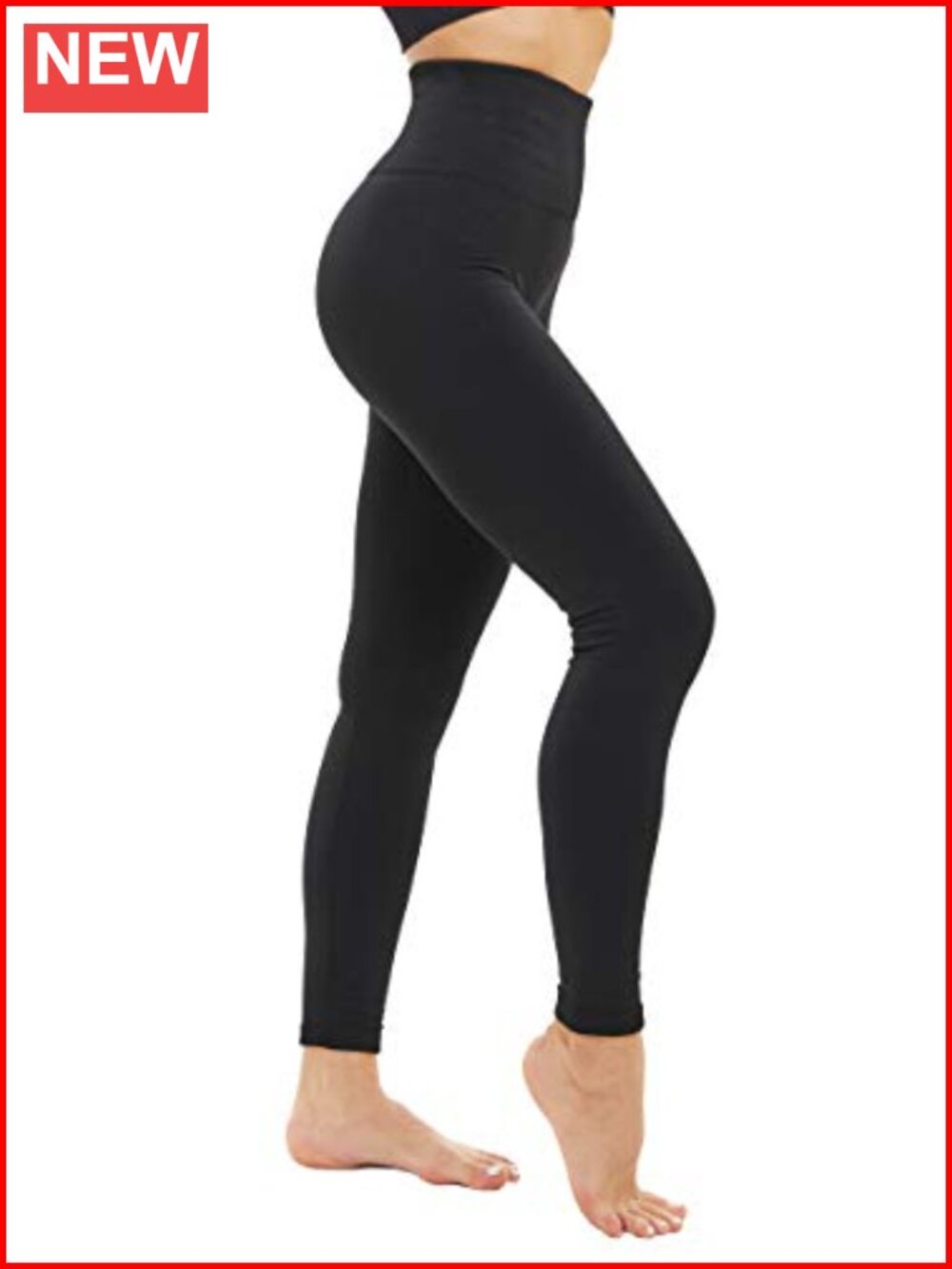Fleece Lined High Waisted Leggings Women Thermal Winter Pants 4 Way Stretch